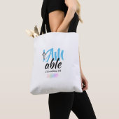Komplett bedruckte Tragetasche, Medium Tasche (Von Nahem)