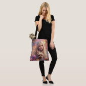 Komplett bedruckte Tragetasche, Medium Tasche (Am Model)