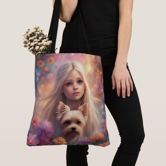 Komplett bedruckte Tragetasche, Medium Tasche (Von Nahem)