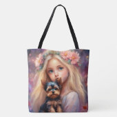 Komplett bedruckte Tragetasche, Medium Tasche (Rückseite)