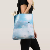 Komplett bedruckte Tragetasche, Medium Tasche (Von Nahem)