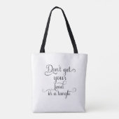 Komplett bedruckte Tragetasche, Medium Tasche (Rückseite)