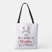 Komplett bedruckte Tragetasche, Medium Tasche (Rückseite)