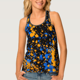 Komplett bedrucktes Racerback Tanktop für Frauen