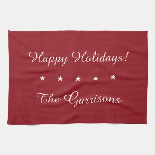 Komplett individualisierbares Handtuch Holidays (Horizontal)