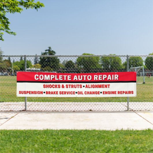 Komplette Auto-Reparatur Suspension Bremsen Motor Banner (Insitu)