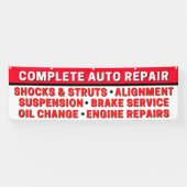 Komplette Auto-Reparatur-Suspensionsbremsen Motor Banner (Horizontal)
