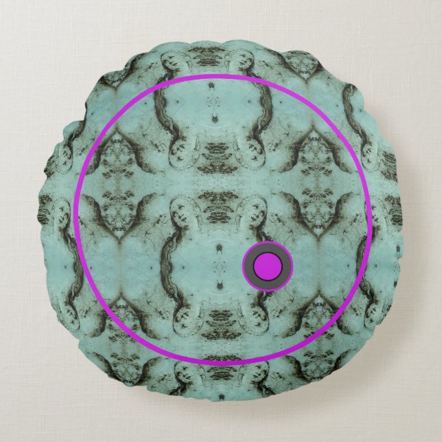 KOMPLETTE Kissen aus runder Baumwolle (Vorderseite)