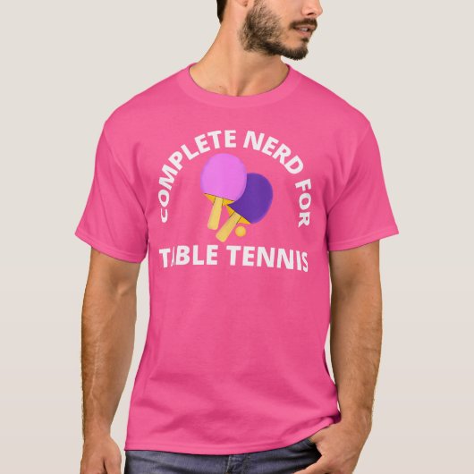 Kompletter Nerd für Tischtennis Männer - Kinder Ta T-Shirt (Vorderseite)