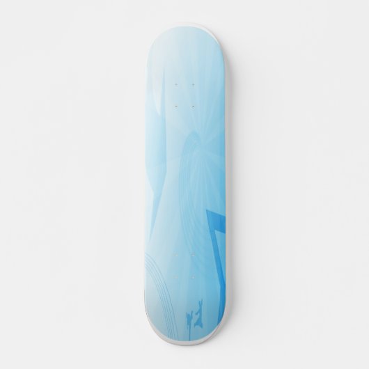 Komplettes Skateboard des blauen Eises (Vorne)