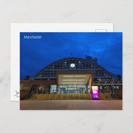 Komplex der Zentralkonvention von Manchester Postkarte (Vorne/Hinten)
