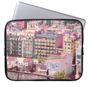 KOMPLEX FÜR WOHNUNGEN IN WEISS UND PINK LAPTOPSCHUTZHÜLLE