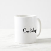 Komplex-Geschenke des Kardiologen-QRS Kaffeetasse (VorderseiteRechts)