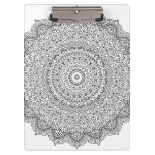 Komplex Mandala Muster Klemmbrett