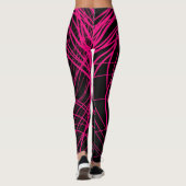 Komplex-wirbelndes Rosa - Leggings (Rückseite)