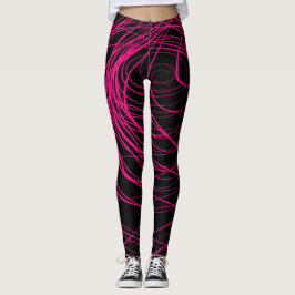 Komplex-wirbelndes Rosa - Leggings