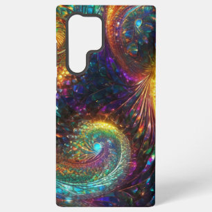 Komplexe abstrakte Paisley-Spiralen Samsung Galaxy Hülle