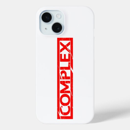Komplexe Briefmarke Case-Mate iPhone Hülle (Rückseite)