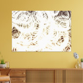 Komplexe Circular Multi - Canvas Print Leinwanddruck (Insitu (Wohnzimmer))