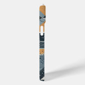 Komplexe geometrische Formen in Grau Case-Mate iPhone Hülle (Rückseite / Rechts)