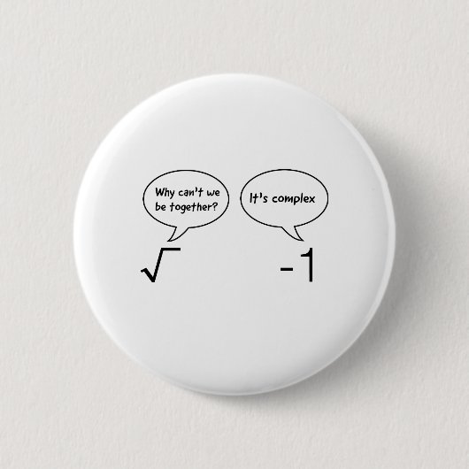 Komplexe Gleichungen Button (Vorderseite)