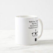Komplexe Gleichungen verständlich machen Kaffeetasse (VorderseiteRechts)
