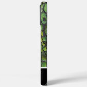 Komplexe grüne Schlangenmuster Case-Mate iPhone Hülle (Rückseite / Links)