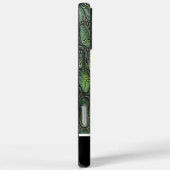 Komplexe grüne Schlangenmuster Case-Mate iPhone Hülle (Rückseite / Rechts)