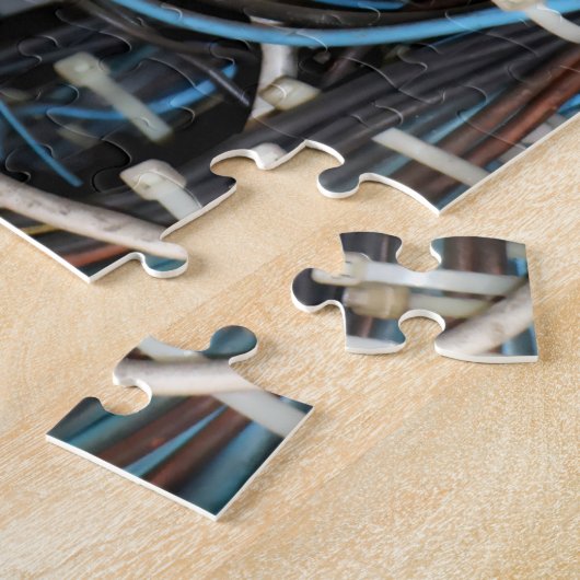 Komplexe industrielle Verdrahtung - Herausforderun Puzzle (Seite)