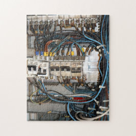 Komplexe industrielle Verdrahtung - Herausforderun Puzzle