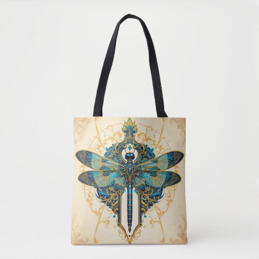 Komplexe Libellen-Kunst Tasche (Vorderseite)