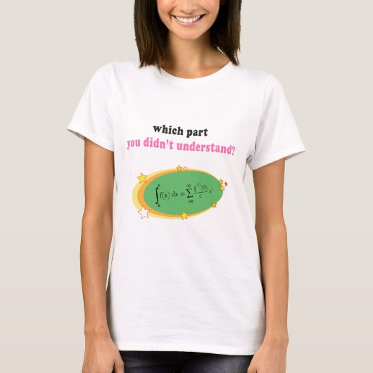 Komplexe Mathe-Gleichung T-Shirt (Vorderseite)