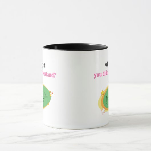 Komplexe Mathe-Gleichung Tasse (Zentrum)