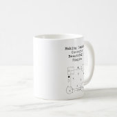 Komplexe Mathematik vereinfachen | Schöne Konzepte Kaffeetasse (VorderseiteRechts)