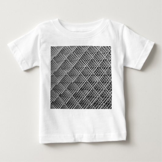 Komplexe Metallstruktur Baby T-shirt (Vorderseite)