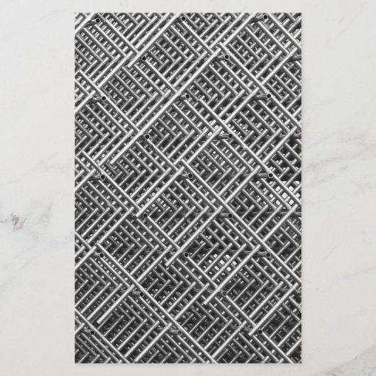 Komplexe Metallstruktur Briefpapier (Vorderseite)