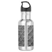 Komplexe Metallstruktur Edelstahlflasche (Rückseite)