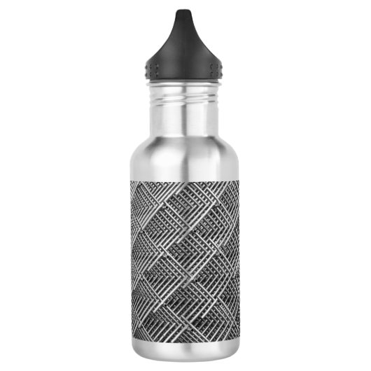 Komplexe Metallstruktur Edelstahlflasche (Links)