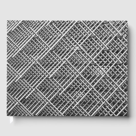 Komplexe Metallstruktur Gästebuch (Vorderseite)