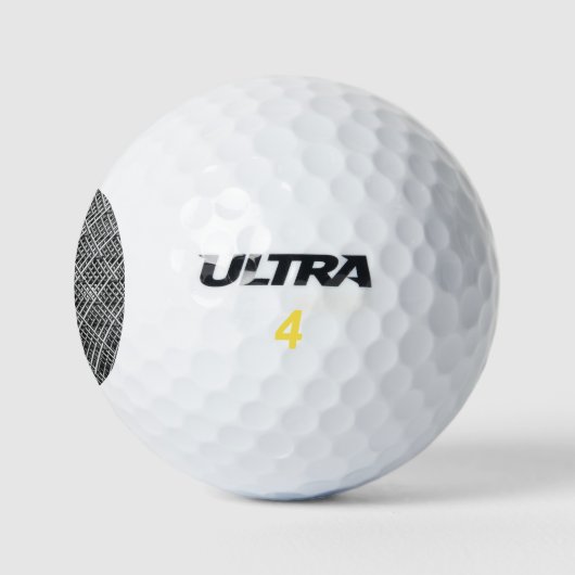 Komplexe Metallstruktur Golfball (Logo)