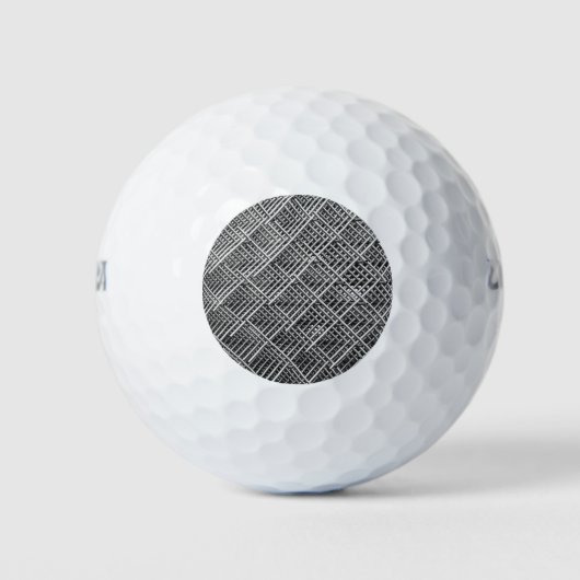 Komplexe Metallstruktur Golfball (Vorderseite)