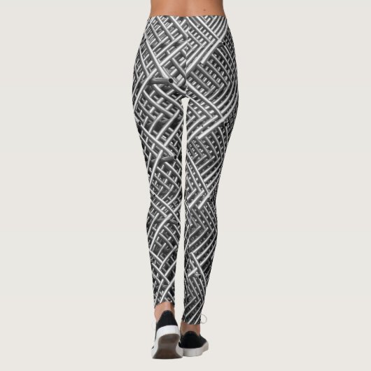 Komplexe Metallstruktur Leggings (Rückseite)