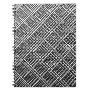 Komplexe Metallstruktur Notizblock