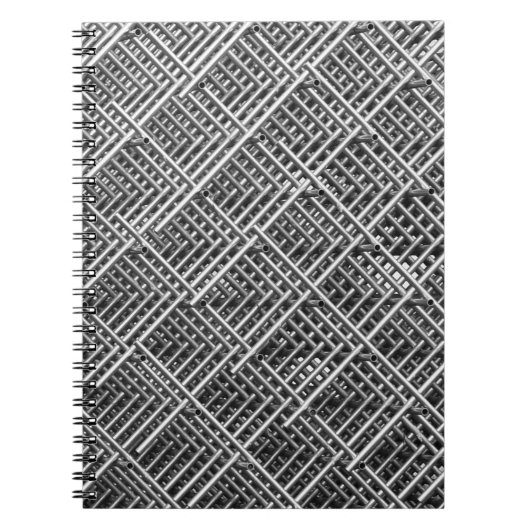 Komplexe Metallstruktur Notizblock (Vorderseite)