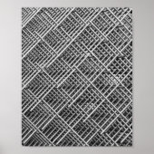 Komplexe Metallstruktur Poster (Vorne)