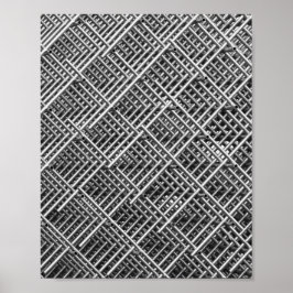 Komplexe Metallstruktur Poster