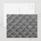 Komplexe Metallstruktur Postkarte (Vorne/Hinten)