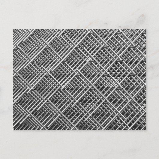 Komplexe Metallstruktur Postkarte (Vorderseite)