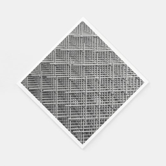 Komplexe Metallstruktur Serviette (Ecke)