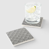 Komplexe Metallstruktur Steinuntersetzer (Seitenansicht)